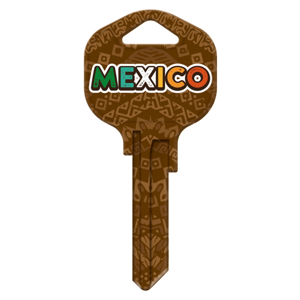 [MFA72906] KW1-KL049 KEYBLANK FLAG MEXICO