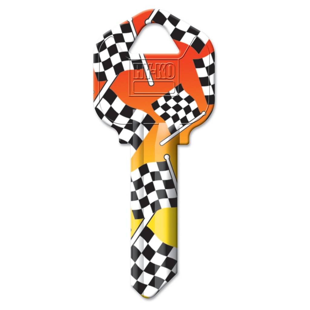 KW1-07 KEYBLANK - CHECK FLAG