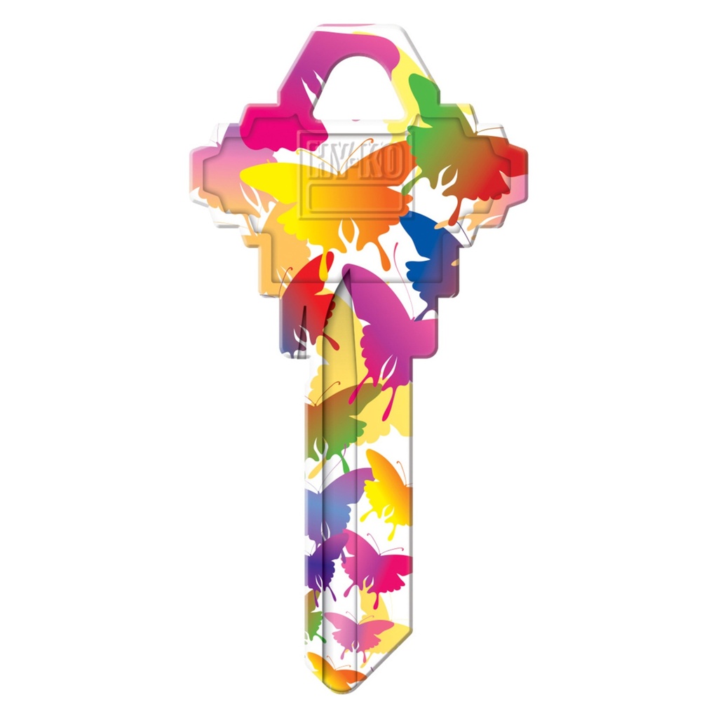 SC1-19 KEYBLANK - BUTTERFLIES