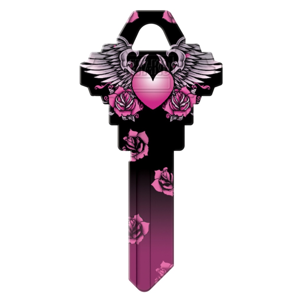 SC1-30 KYBNK - BLCK/PINK HEART