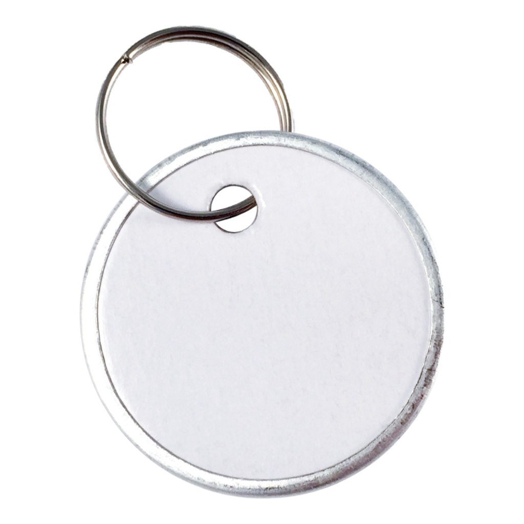 [MFA75033] PAPER KEY TAG W/SPLIT RNG- BLK