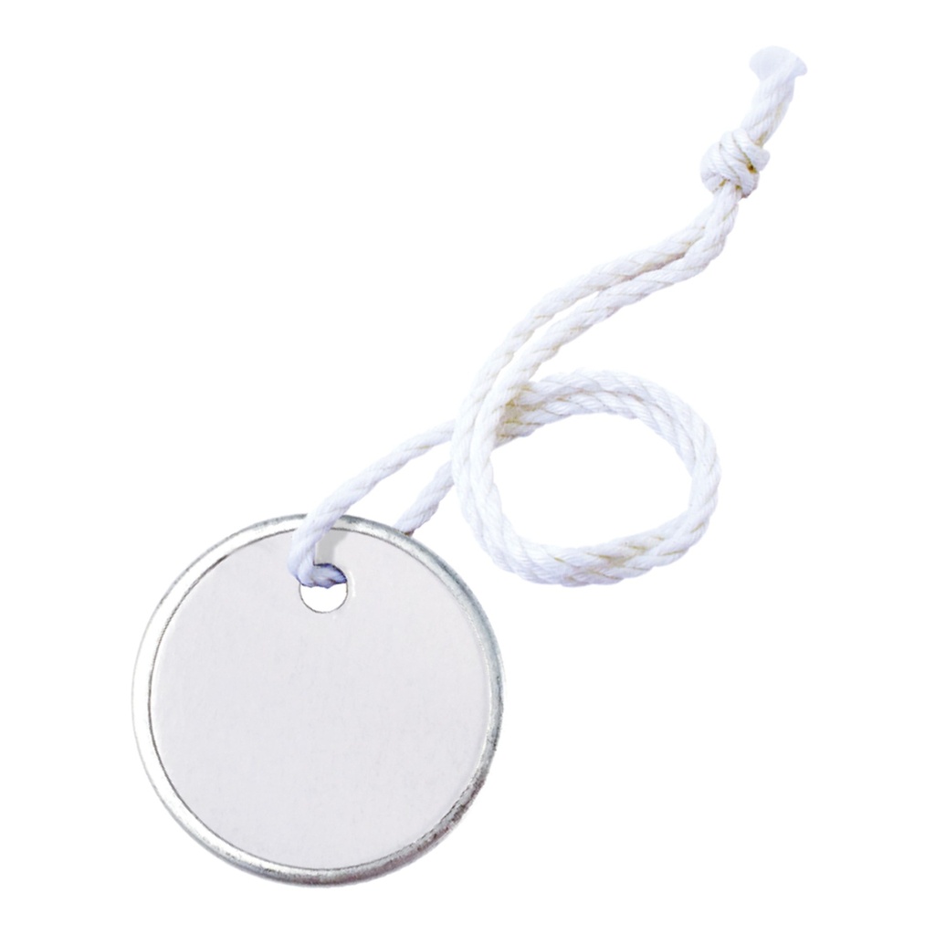 [MFA75036] PAPER KEY TAG W/SPLIT RING-BLK