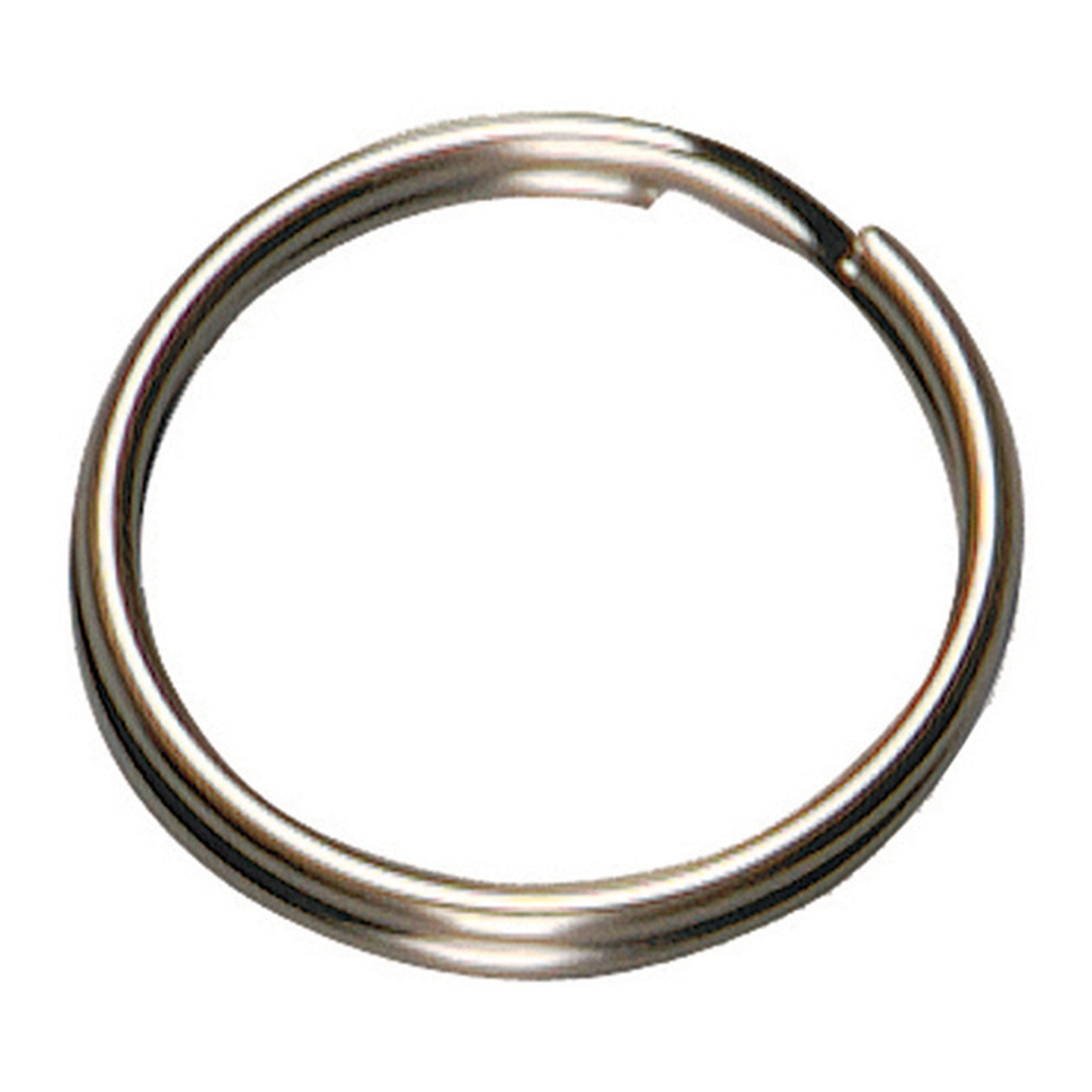 [MFA75040] 3/4IN STNLS SPLIT KEY RING-BLK