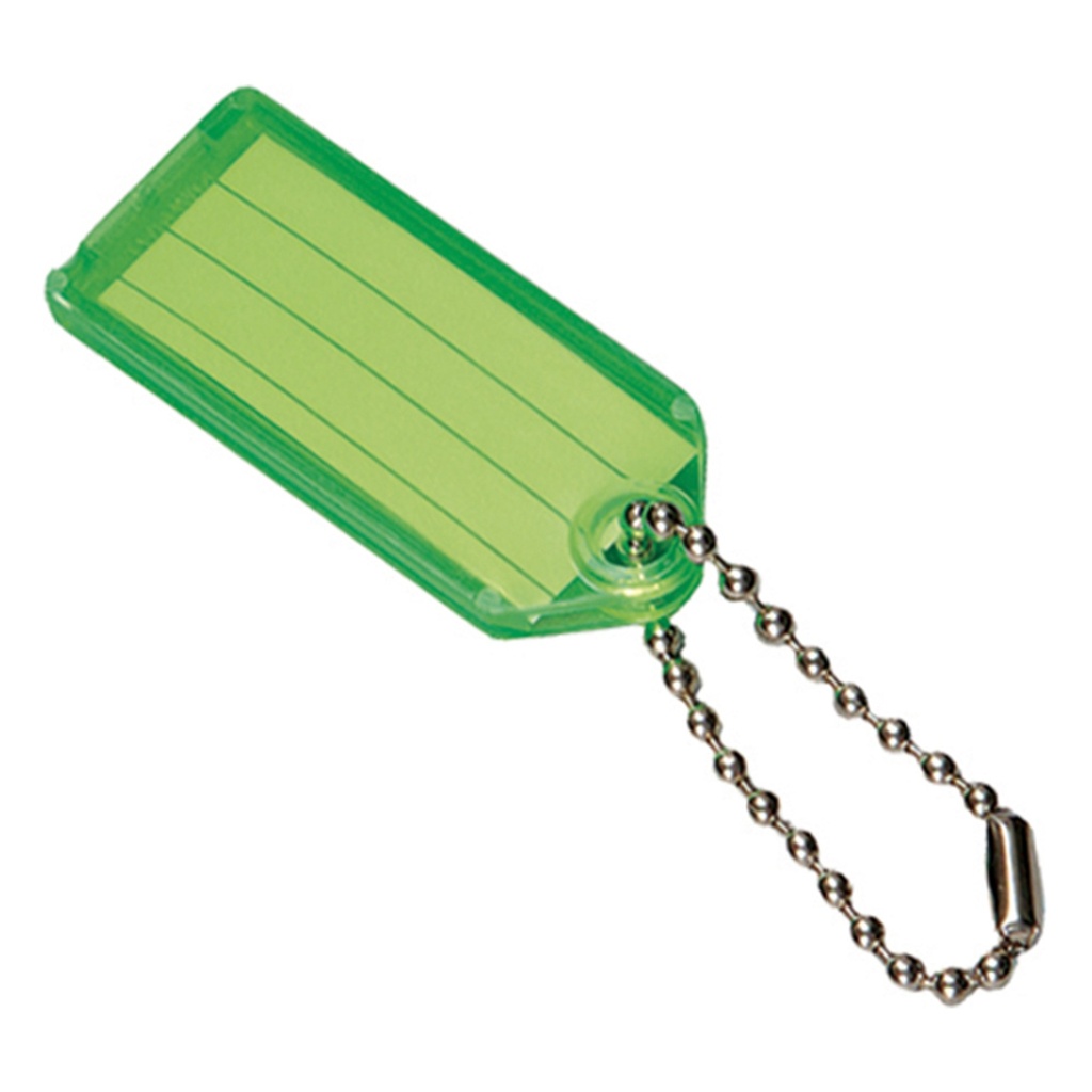 [MFA75125] KEY TAG W/BEADED CHAIN-2/CARD