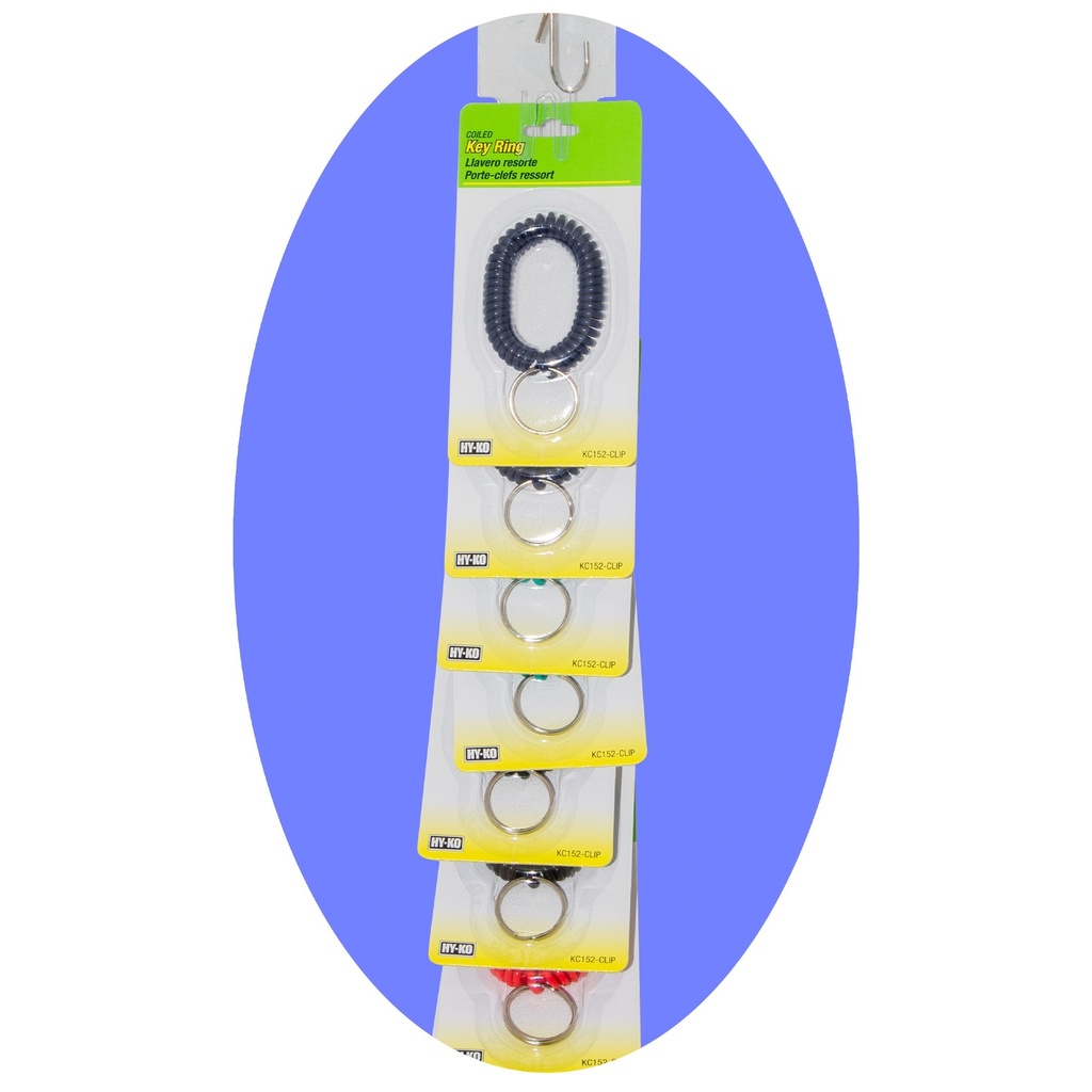 COILED KEY SPILTRNG-CLIP STRP
