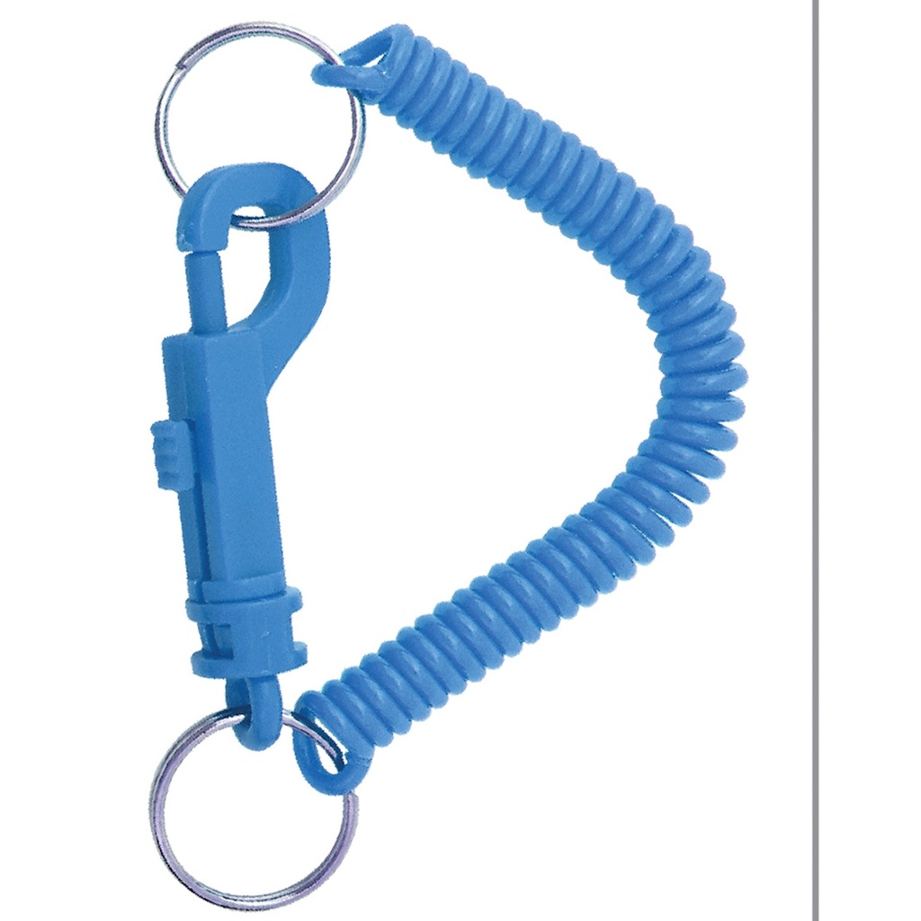 [MFA75136] COILED KEY-PLSTC SNAP-CLIPSTRP