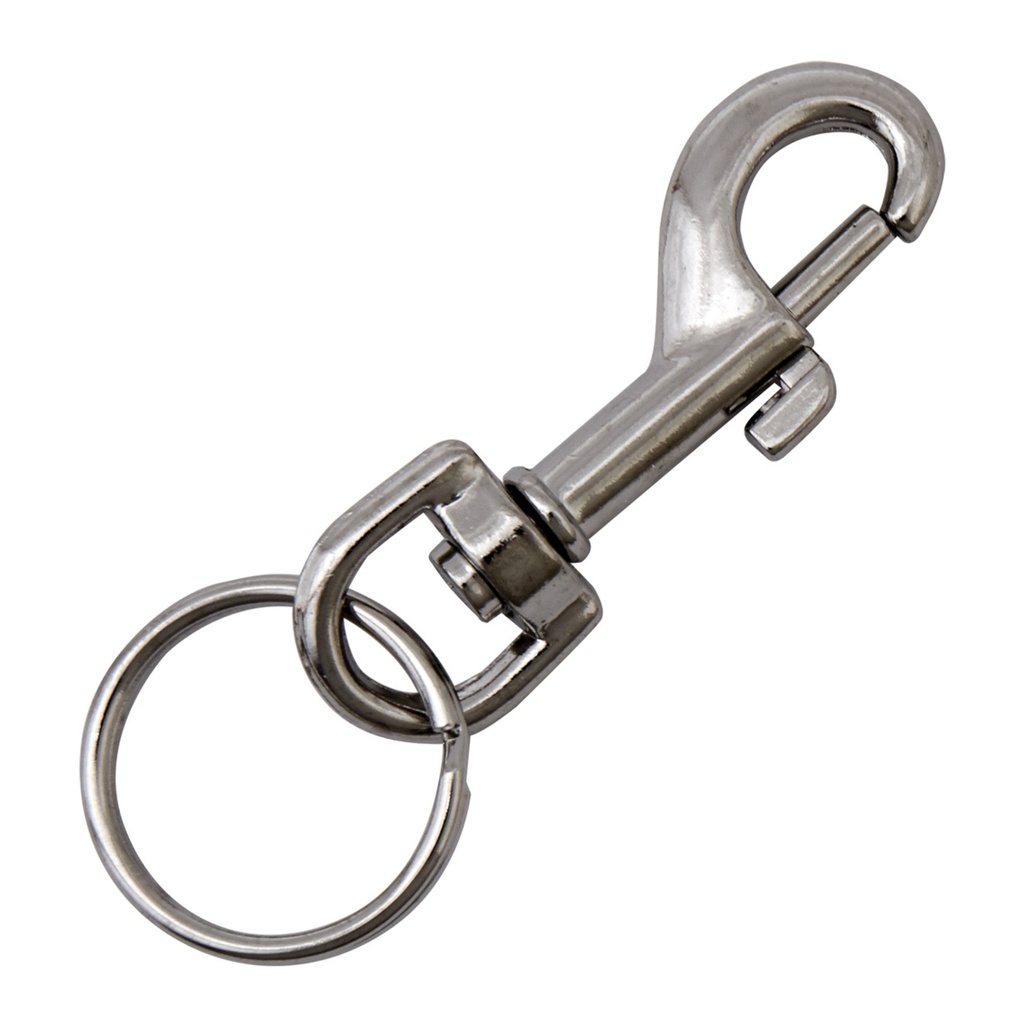 SMALL BOLT SNAP W/SPLIT RING
