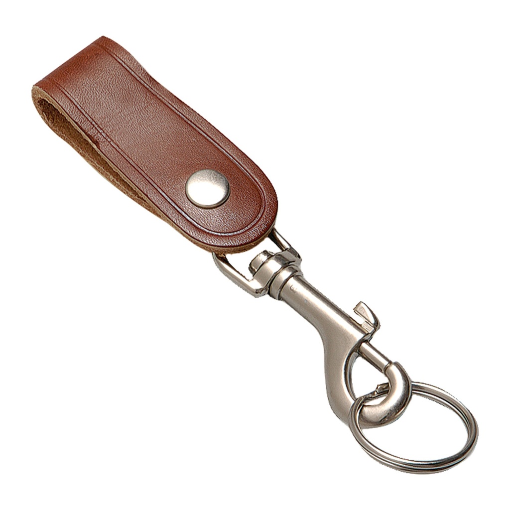 LEATHER KEY STRAP W/BOLT SNAP