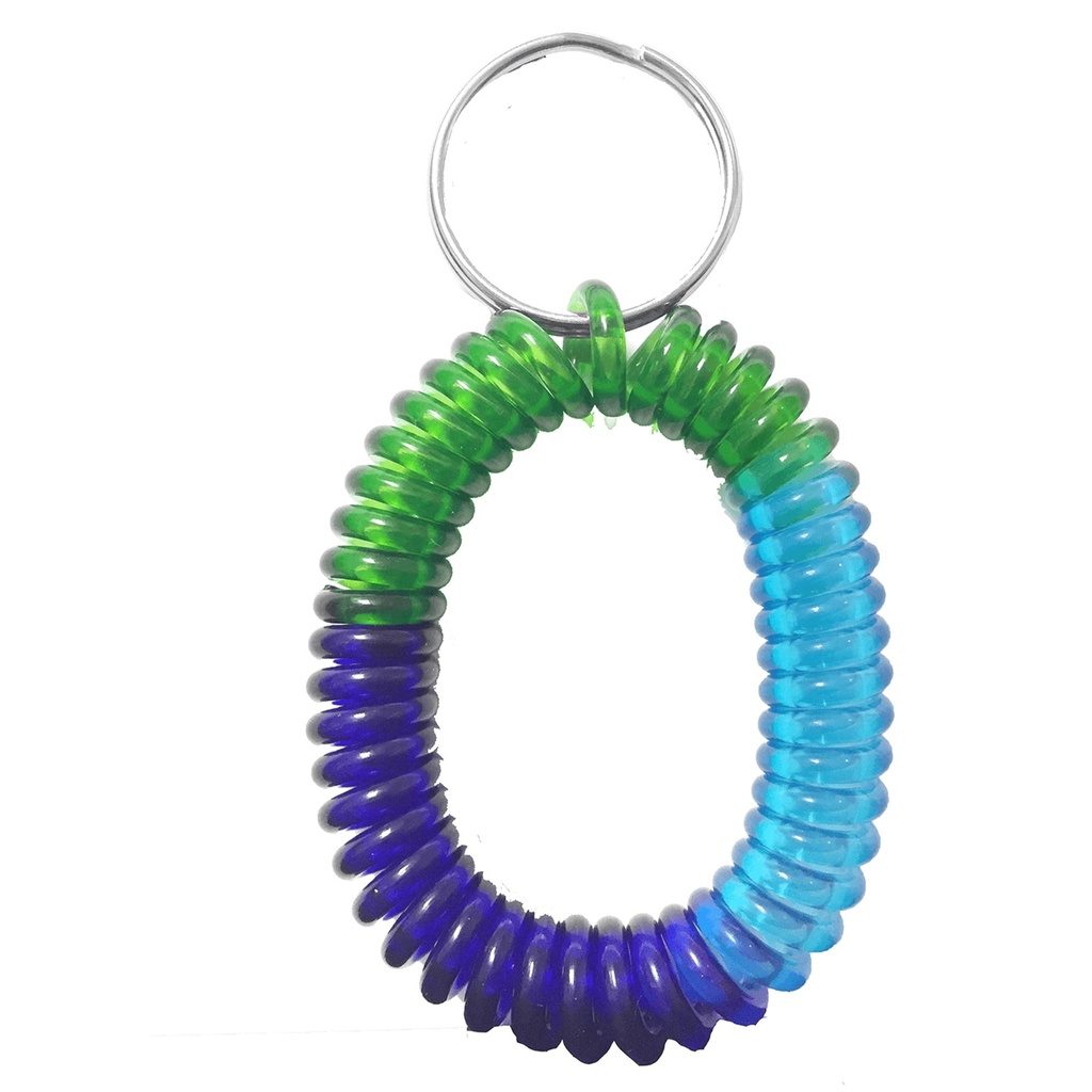 [MFA75235] MULTICOLOR COILED KEY RING