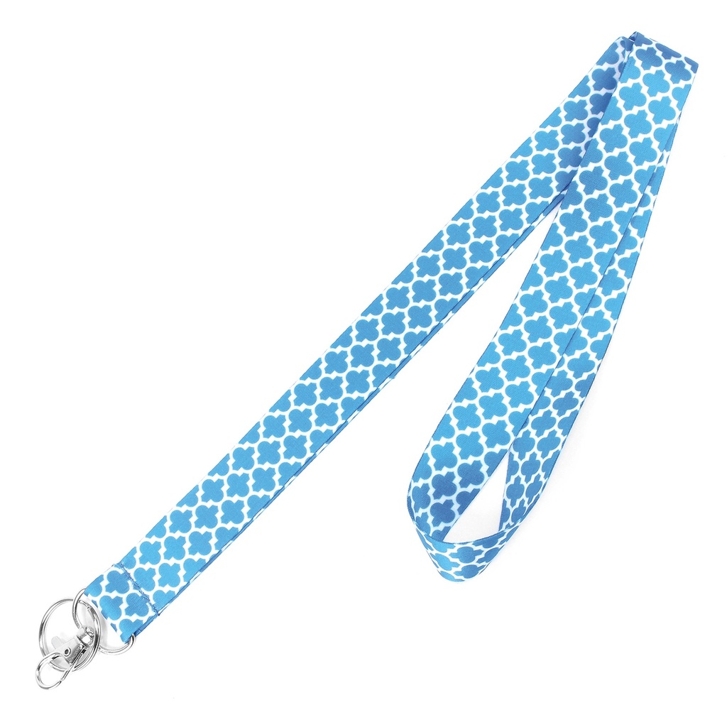 1IN W ASST BLUE LANYARD
