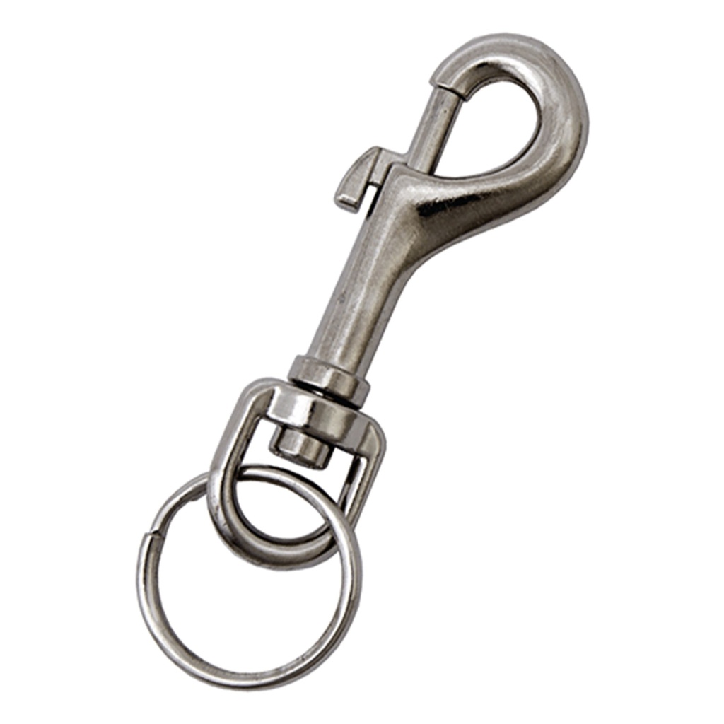 SMALL SNAP KEY RING/BKT