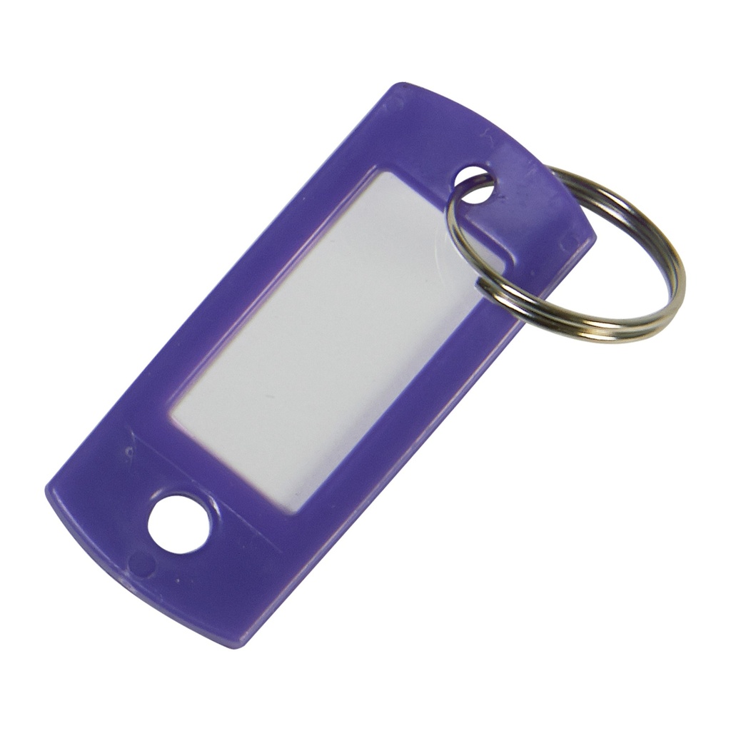 [MFA75471] KEY TAG W/SPLIT RING - PURPLE