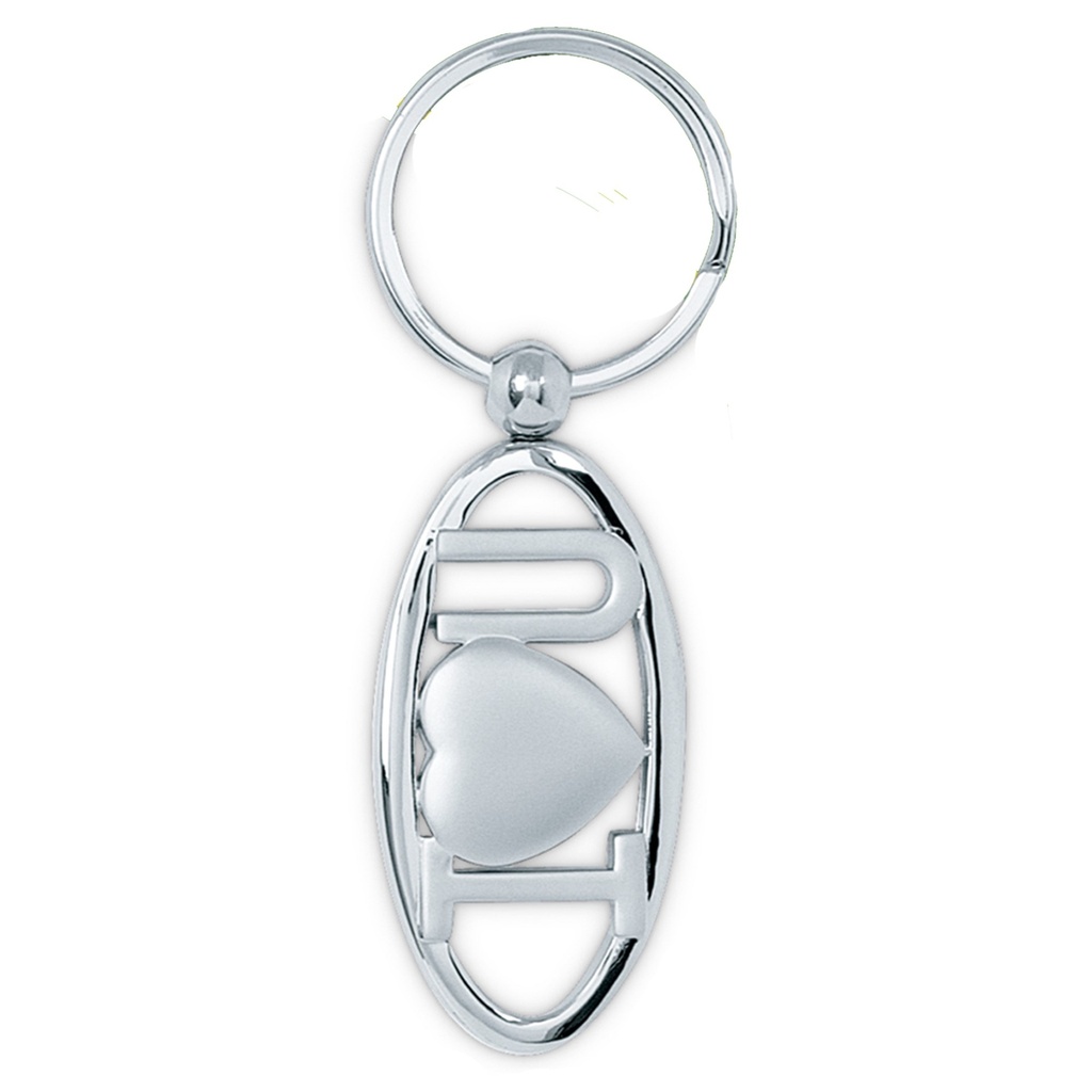 [MFA75610] I LOVE YOU SILVER KEYCHAIN