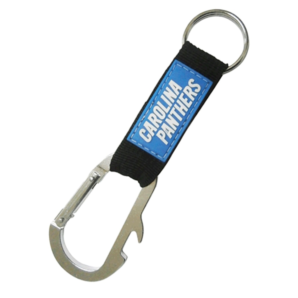 NFL TEAM KEYCHAIN-NC PANTHERS