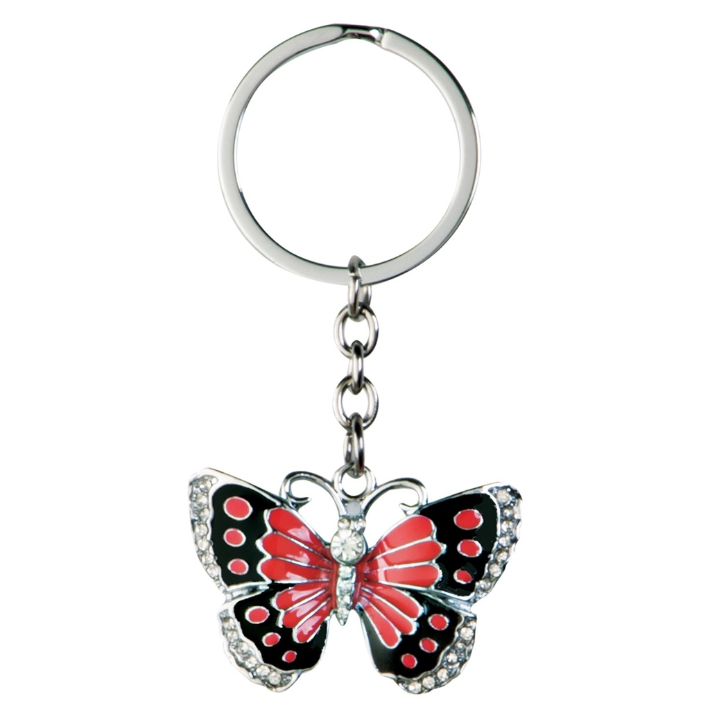 BLING BUTTERFLY KEY RING