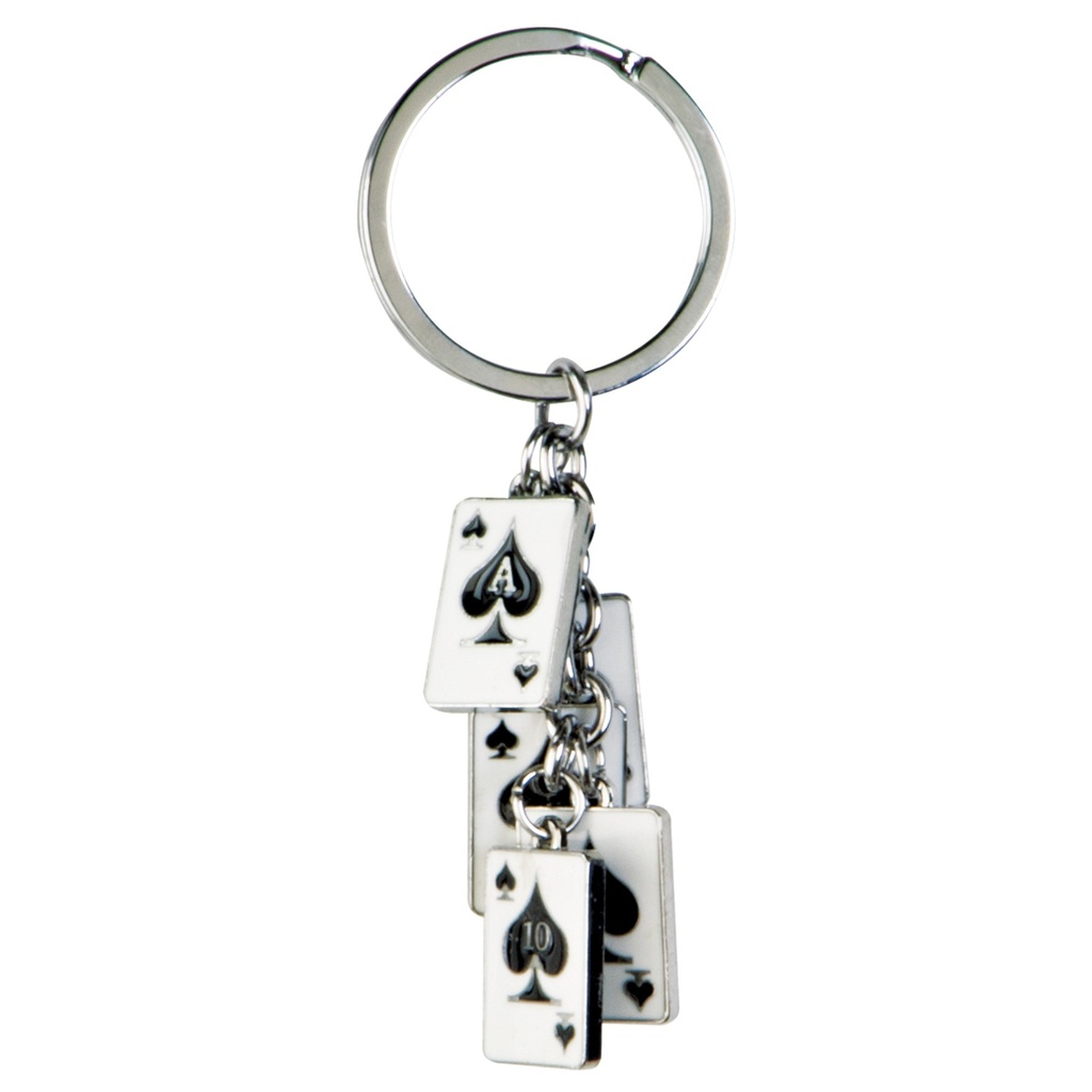 [MFA76432] CHARMS CARDS KEY RING