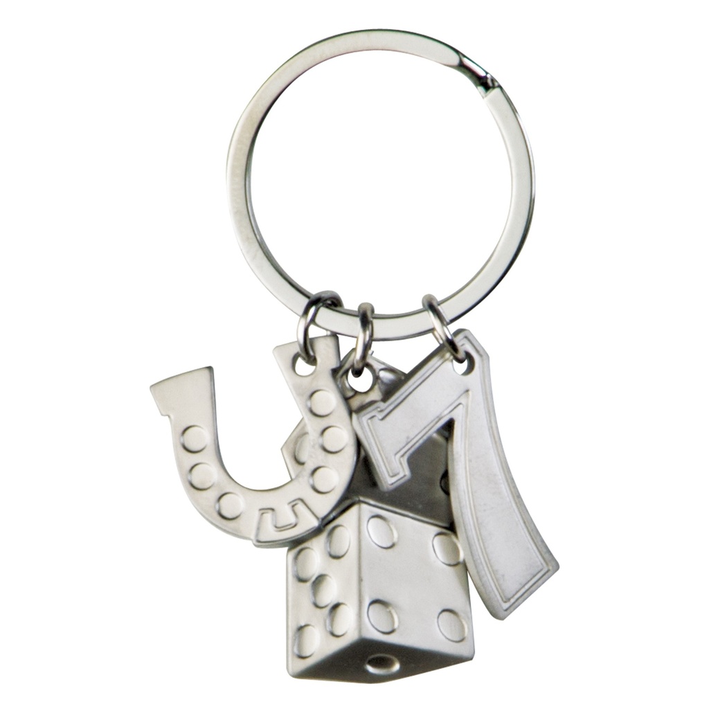 [MFA76433] CHARMS DICE 7 PLAYER KEY RING