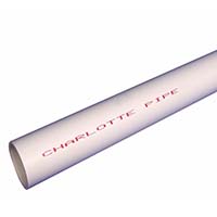 PVC 04005 SCH40 1/2X10 PVC Pressure Pipe Plain End