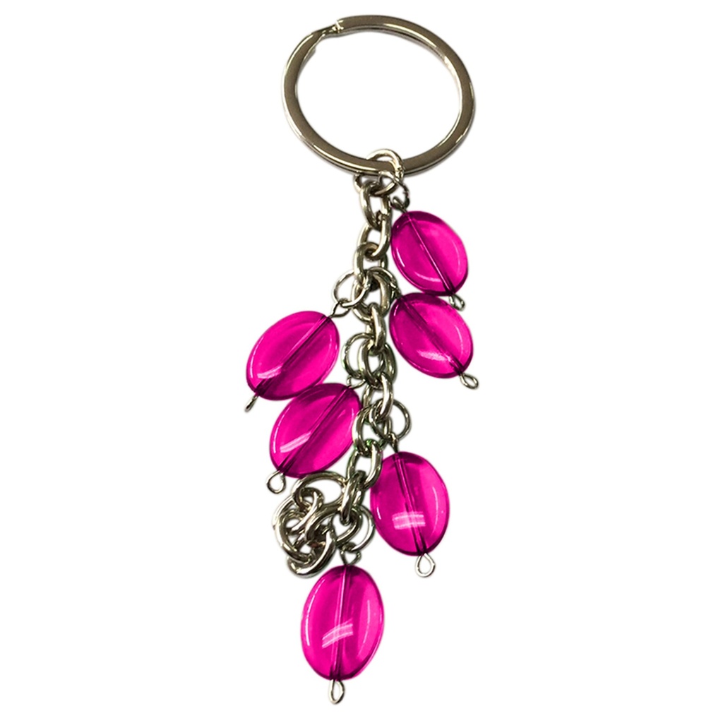 [MFA76443] PINK JEWEL KEY RING