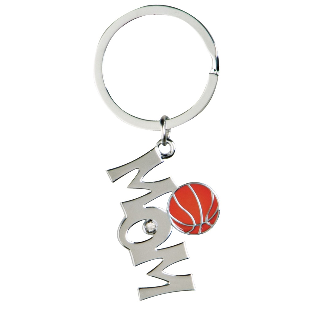 [MFA76450] SPORTS MOM BASKETBALL KEY RING