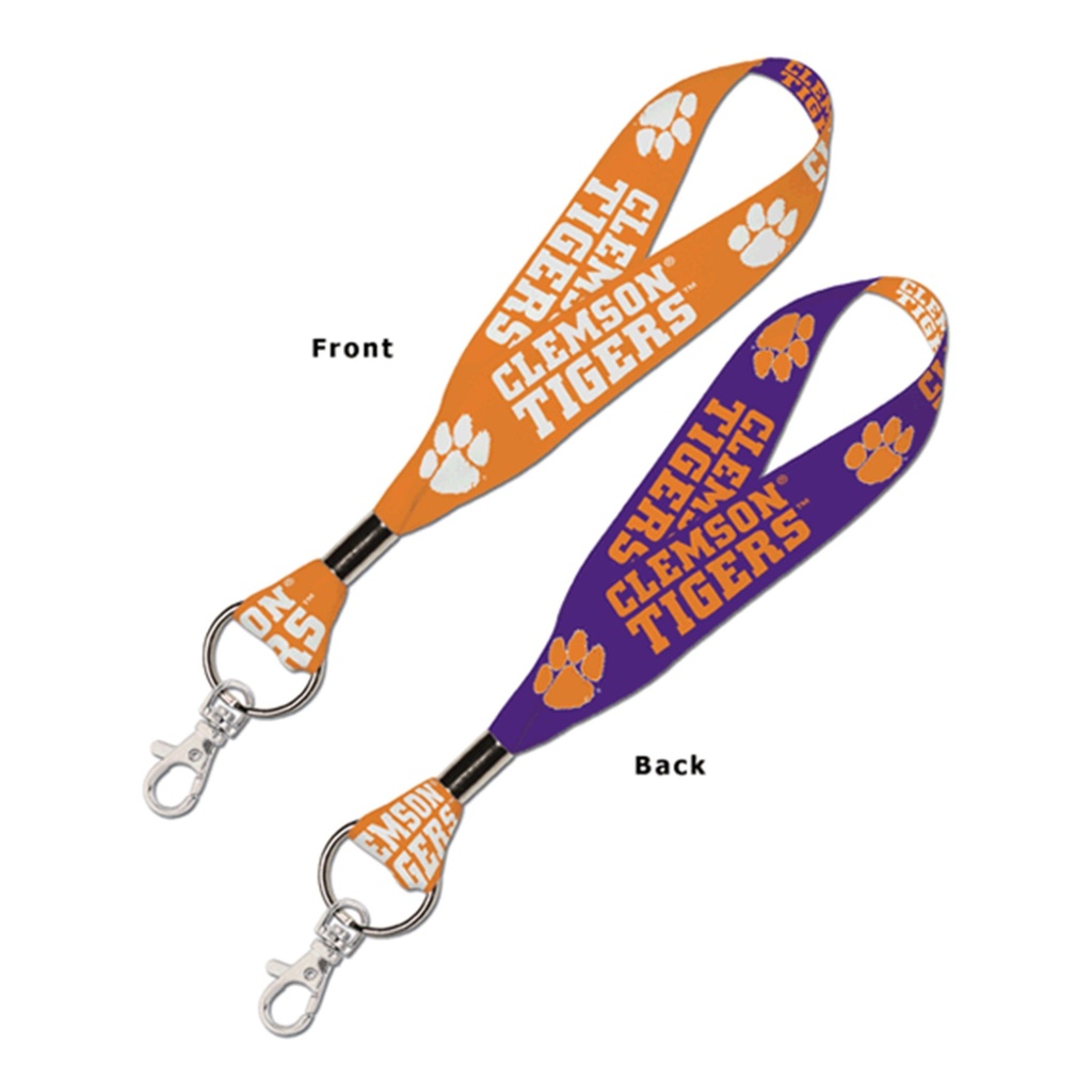 LANYARD KEY STRAP CLMSN TIGERS