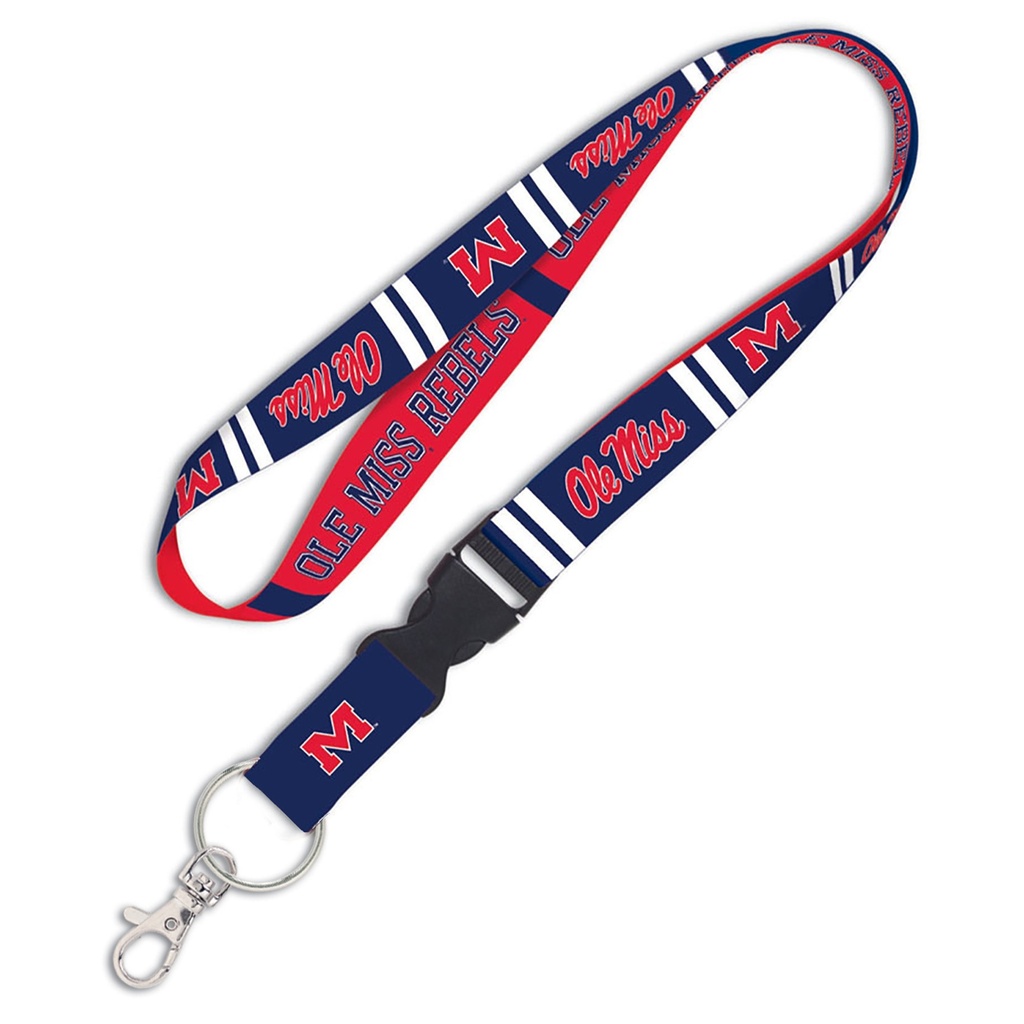[MFA76675] NCAA TEAM LANYRD-OLE MISS REBL