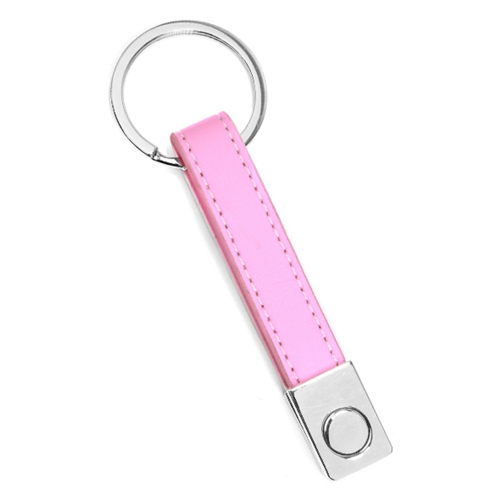 [MFA76806] PINK LEATHERETTE KEY RING / 10