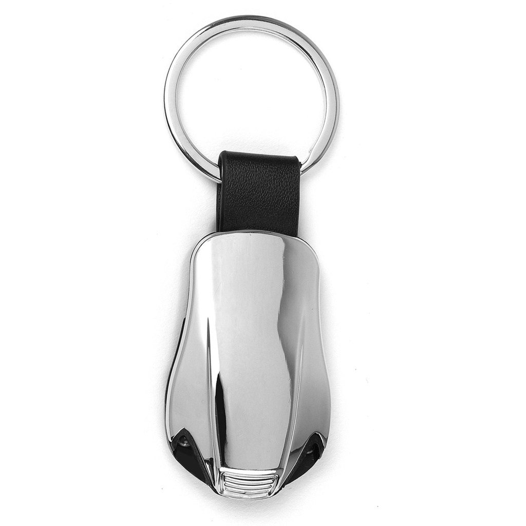 [MFA76880] SILVER CAR LIGHT KEY RING