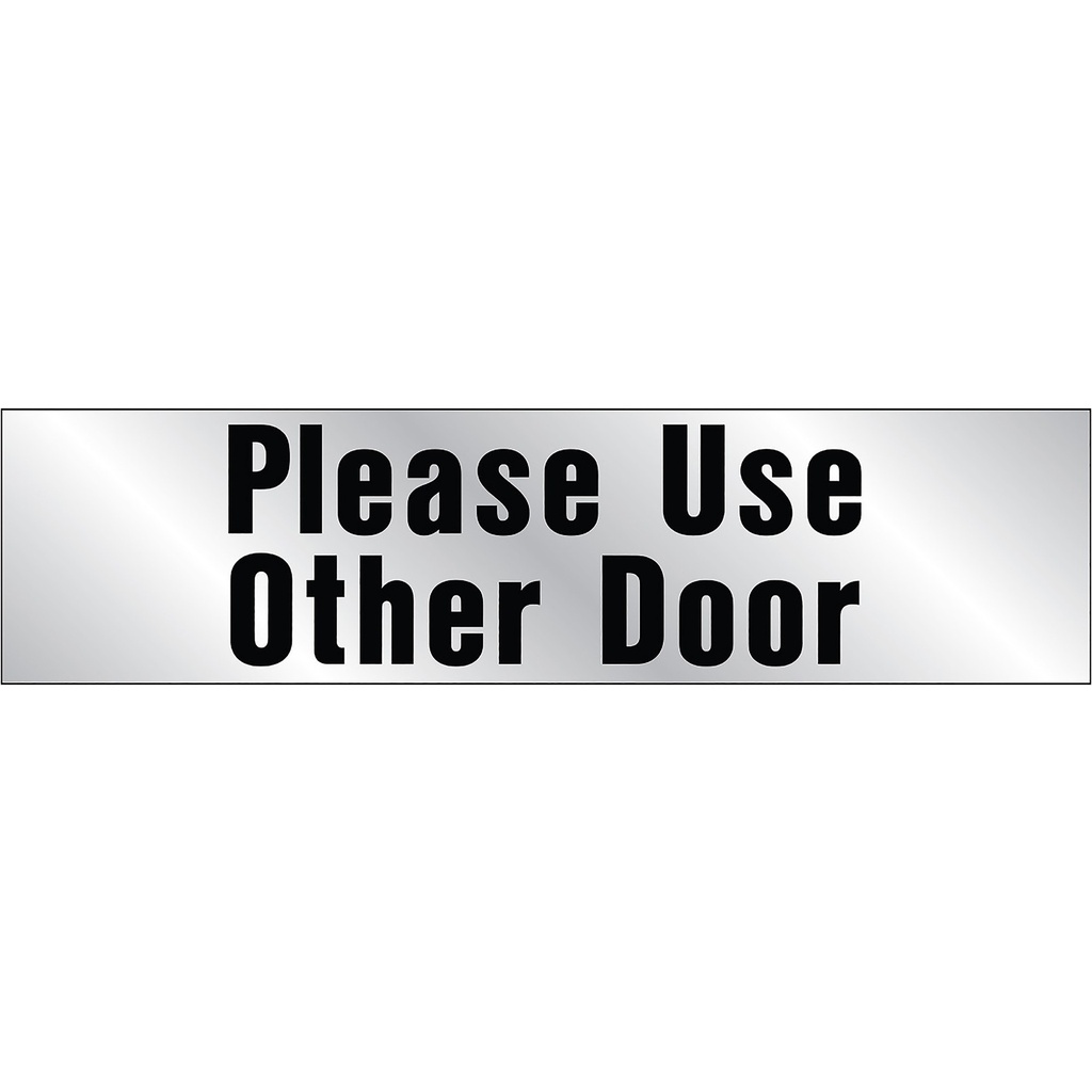 [MFB00045] PLEASE USE OTHER DOOR