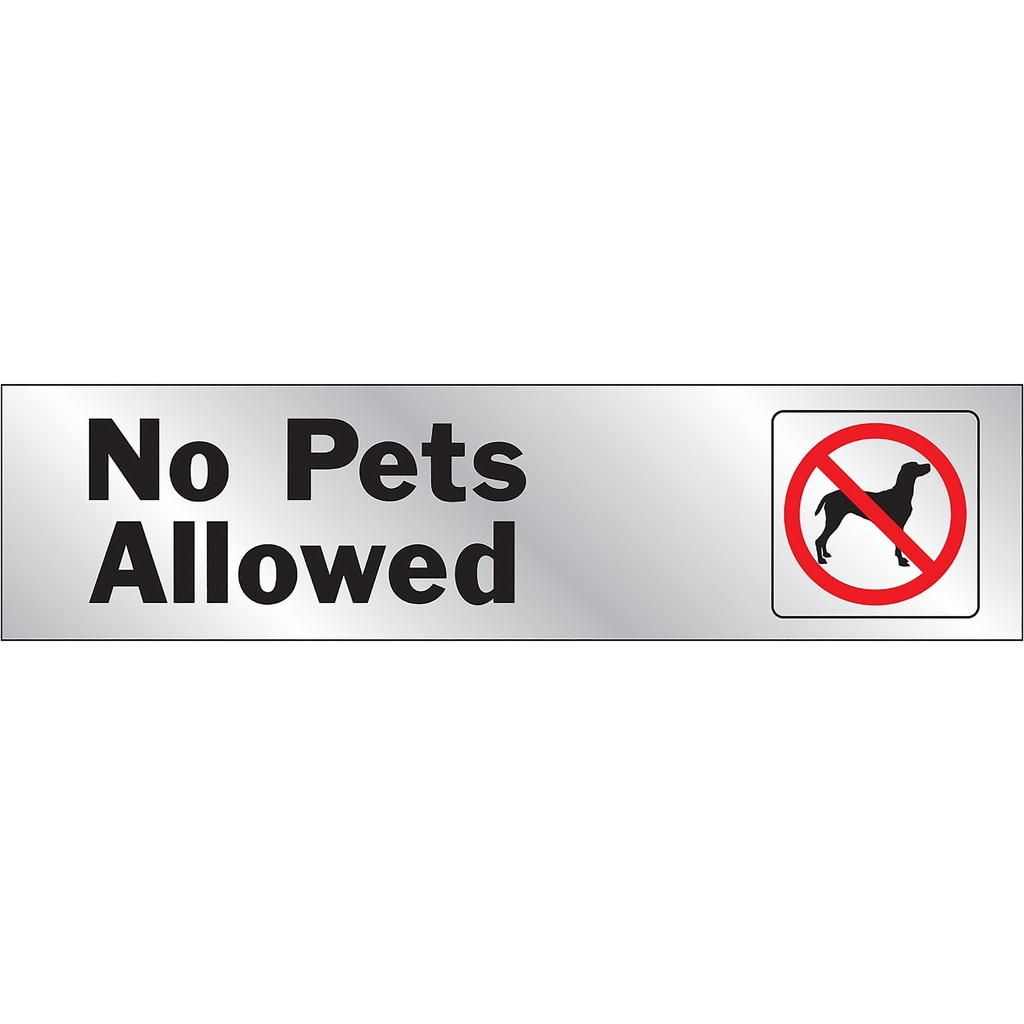 NO PETS ALLOWED