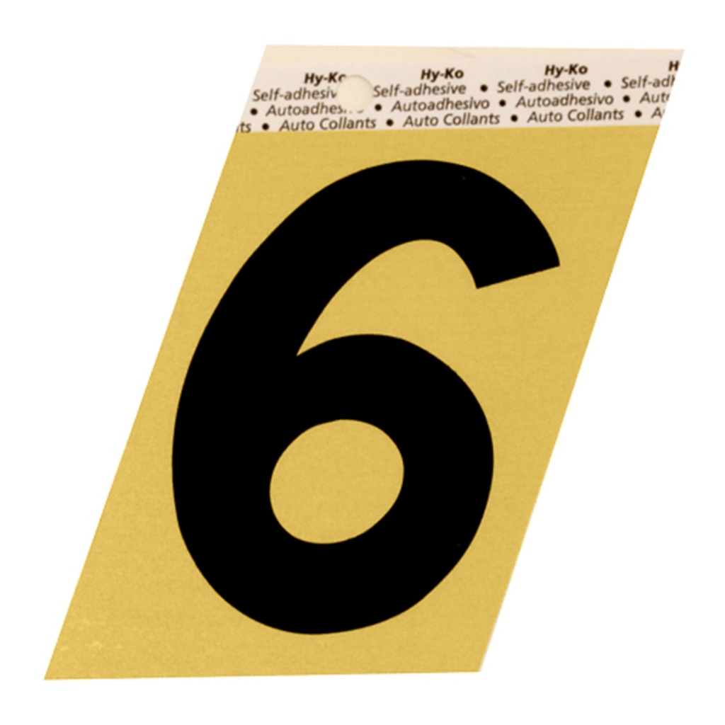 3.5IN GOLD ALUMINUM NBR 6