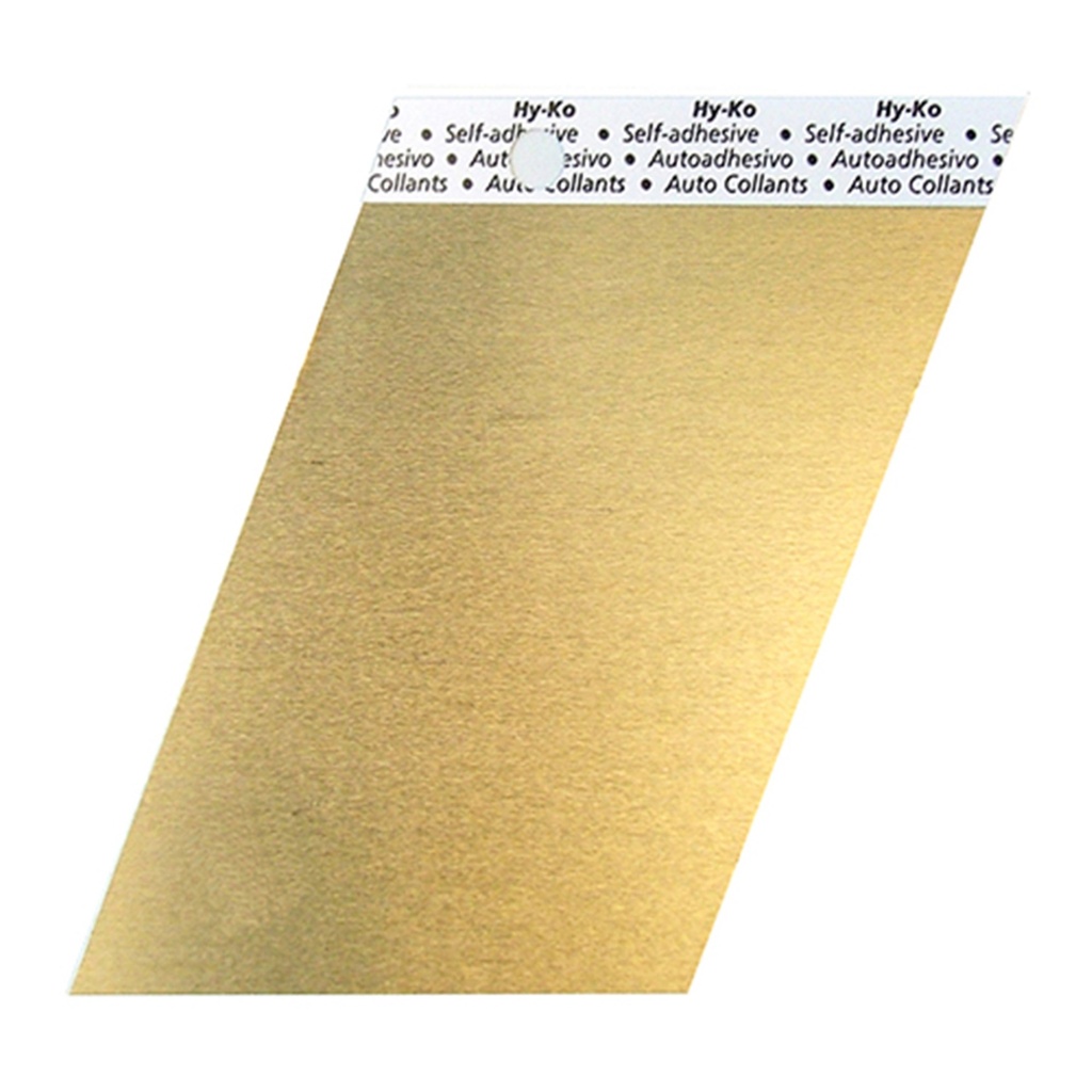 [MFB00219] 3.5IN GOLD ALUMINUM BLANK