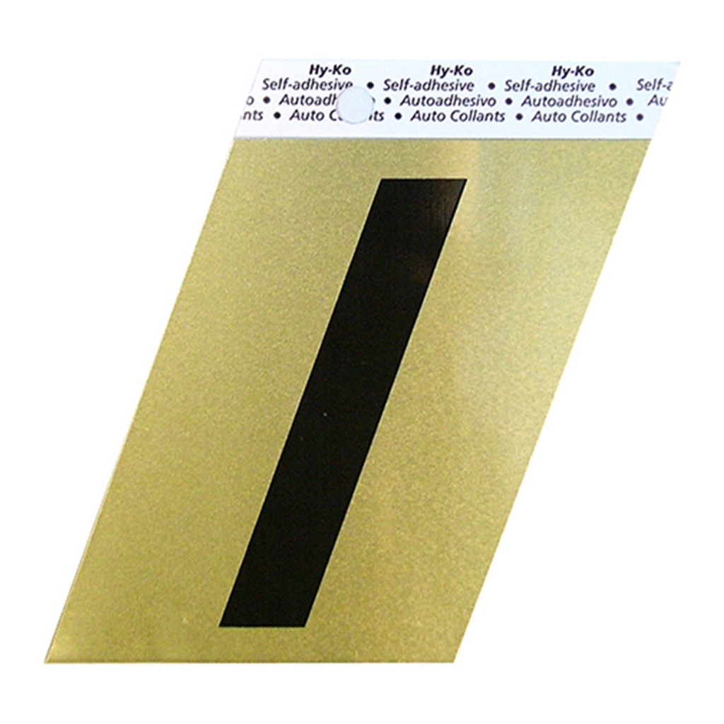 3.5IN GOLD ALUMINUM LTR I