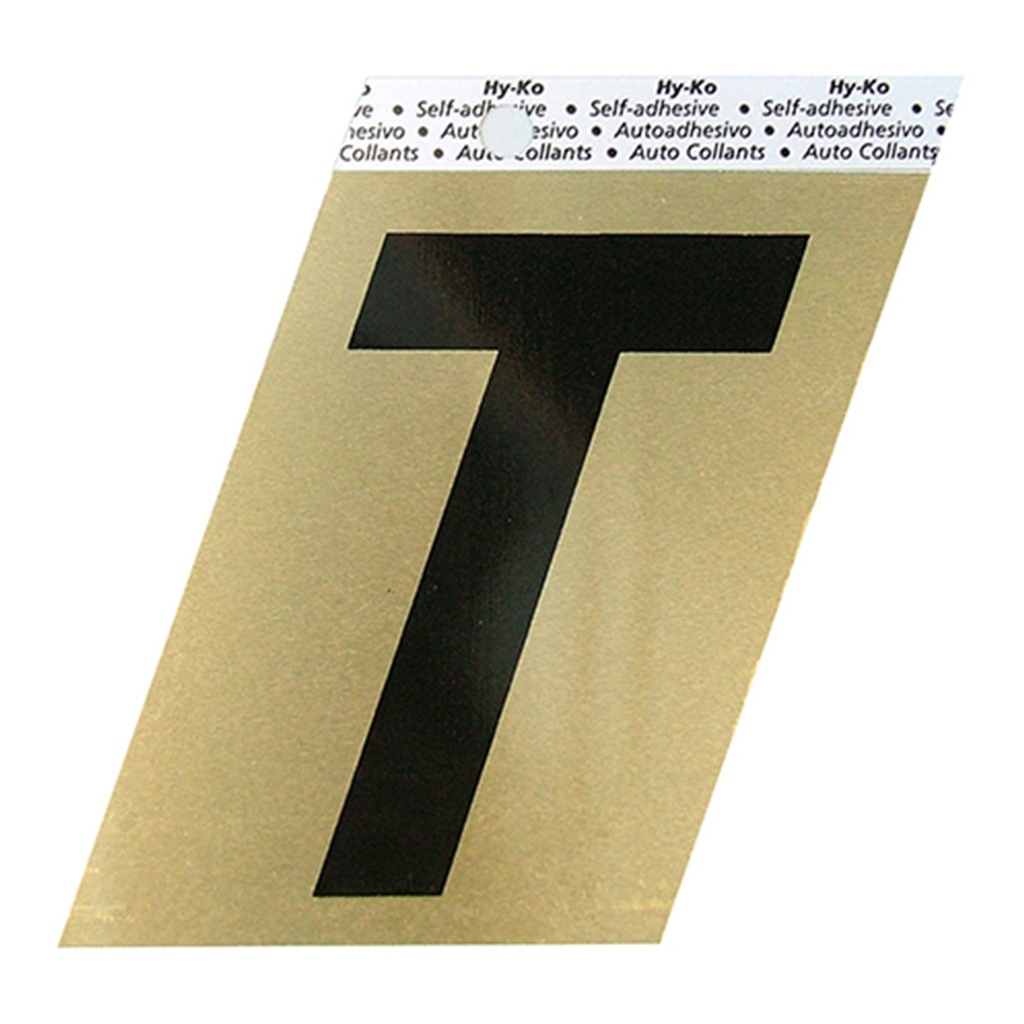 3.5IN GOLD ALUMINUM LTR T