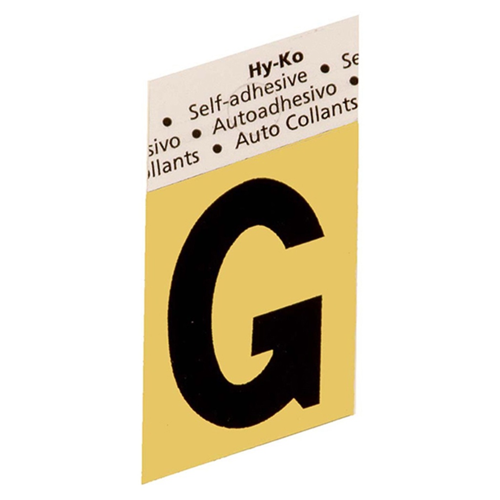 1.5 IN GOLD ALUMINUM LTR G
