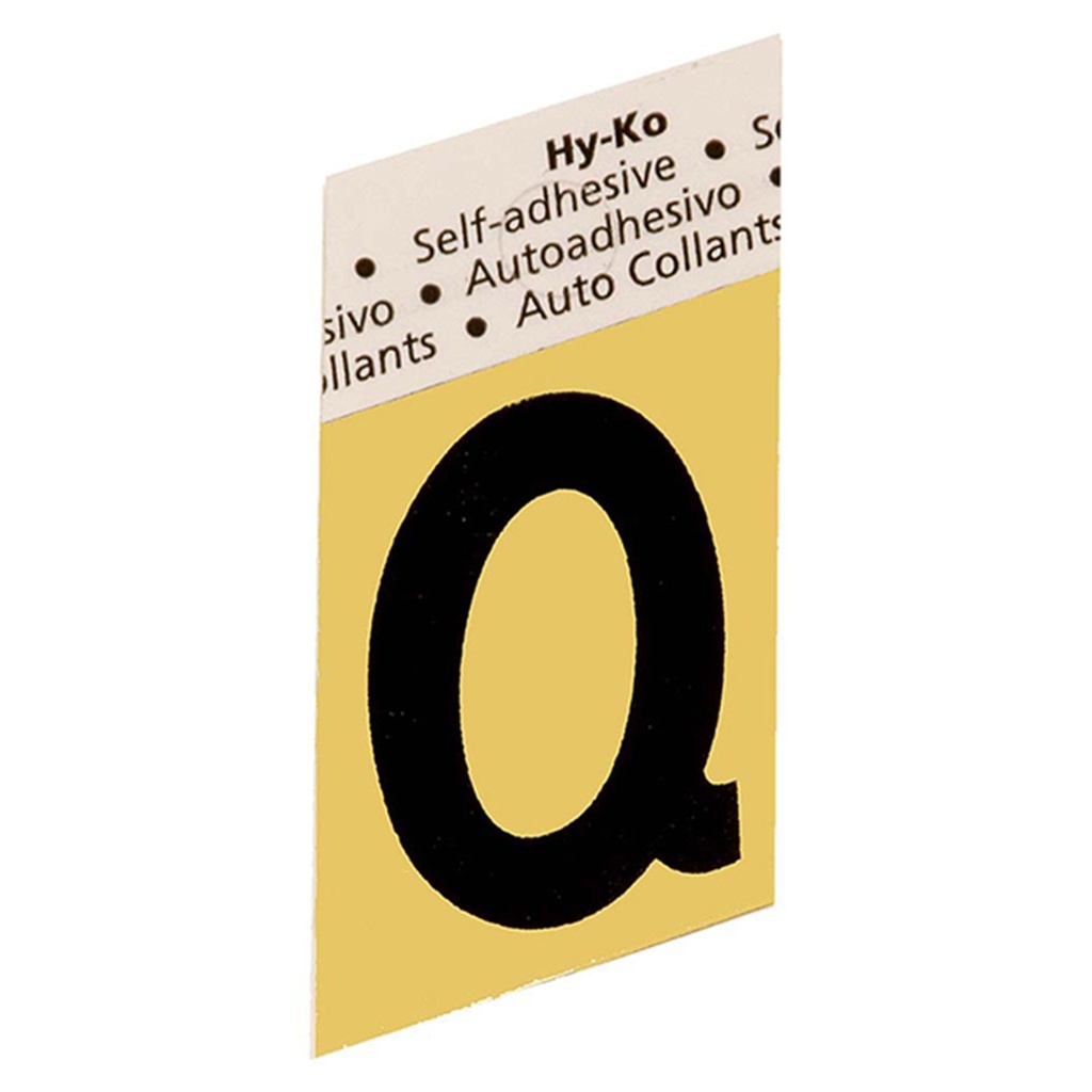 1.5 IN GOLD ALUMINUM LTR R