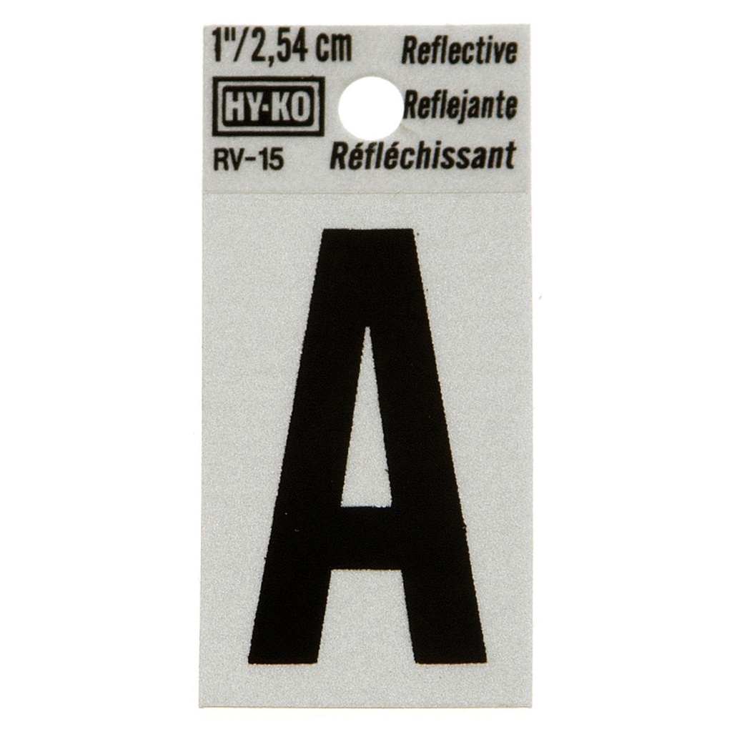 [MFB00373] 1.25IN REFLECTIVE LTR A