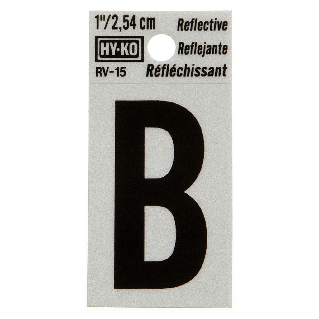 [MFB00374] 1.25IN REFLECTIVE LTR B