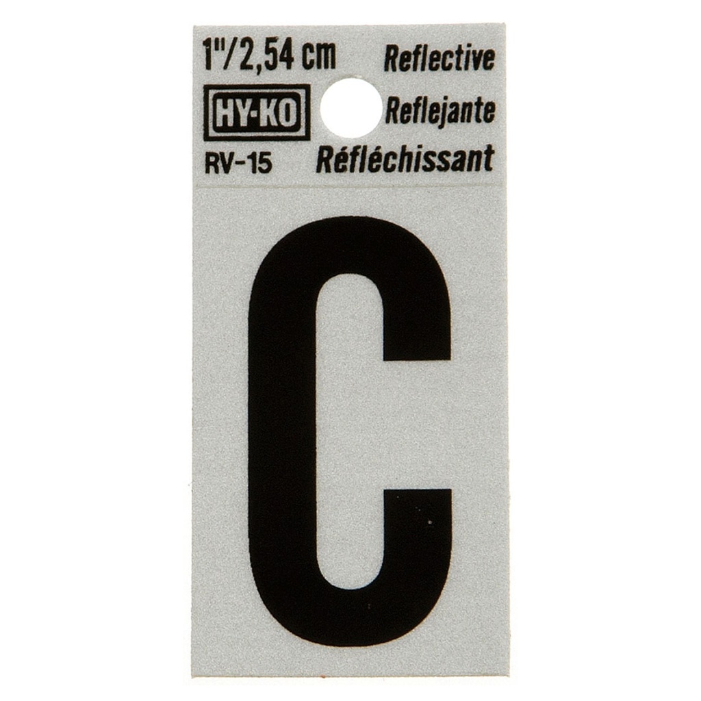 [MFB00376] 1.25IN REFLECTIVE LTR C