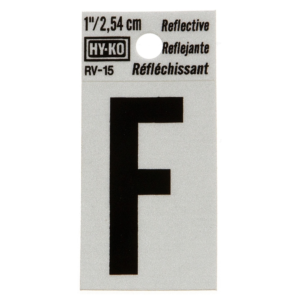 1.25IN REFLECTIVE LTR F