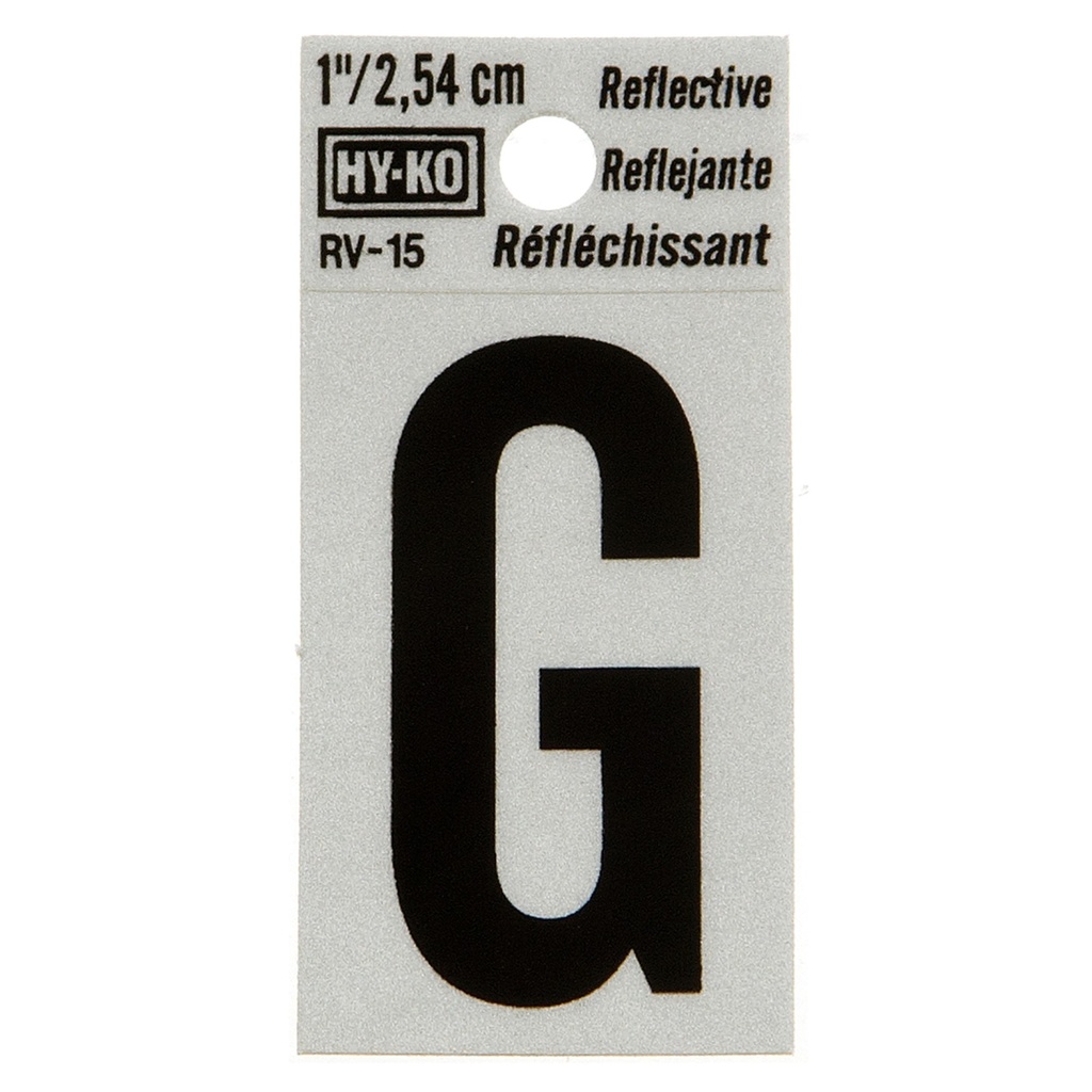 1.25IN REFLECTIVE LTR G