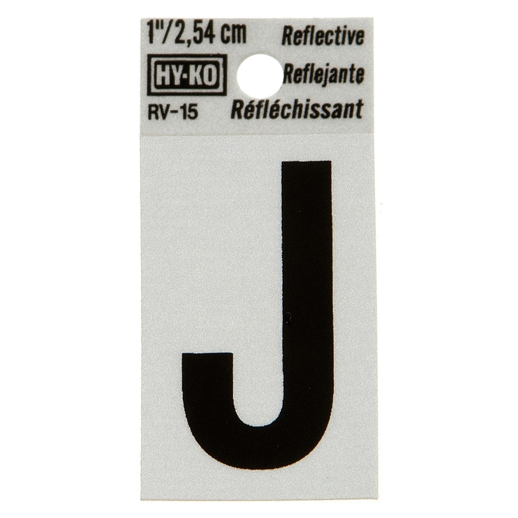 1.25IN REFLECTIVE LTR J