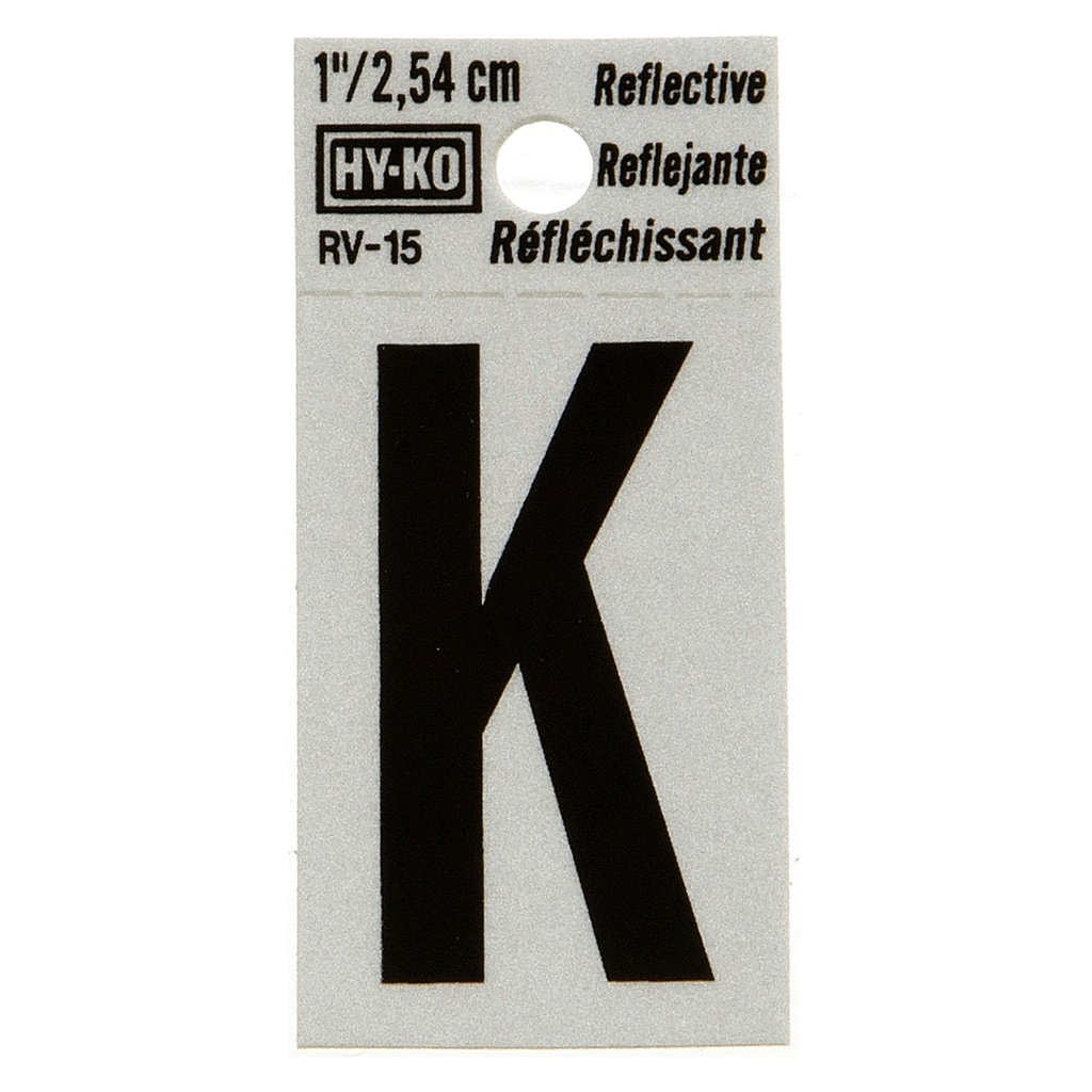 [MFB00384] 1.25IN REFLECTIVE LTR K