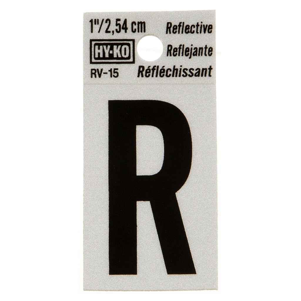 [MFB00390] 1.25IN REFLECTIVE LTR R