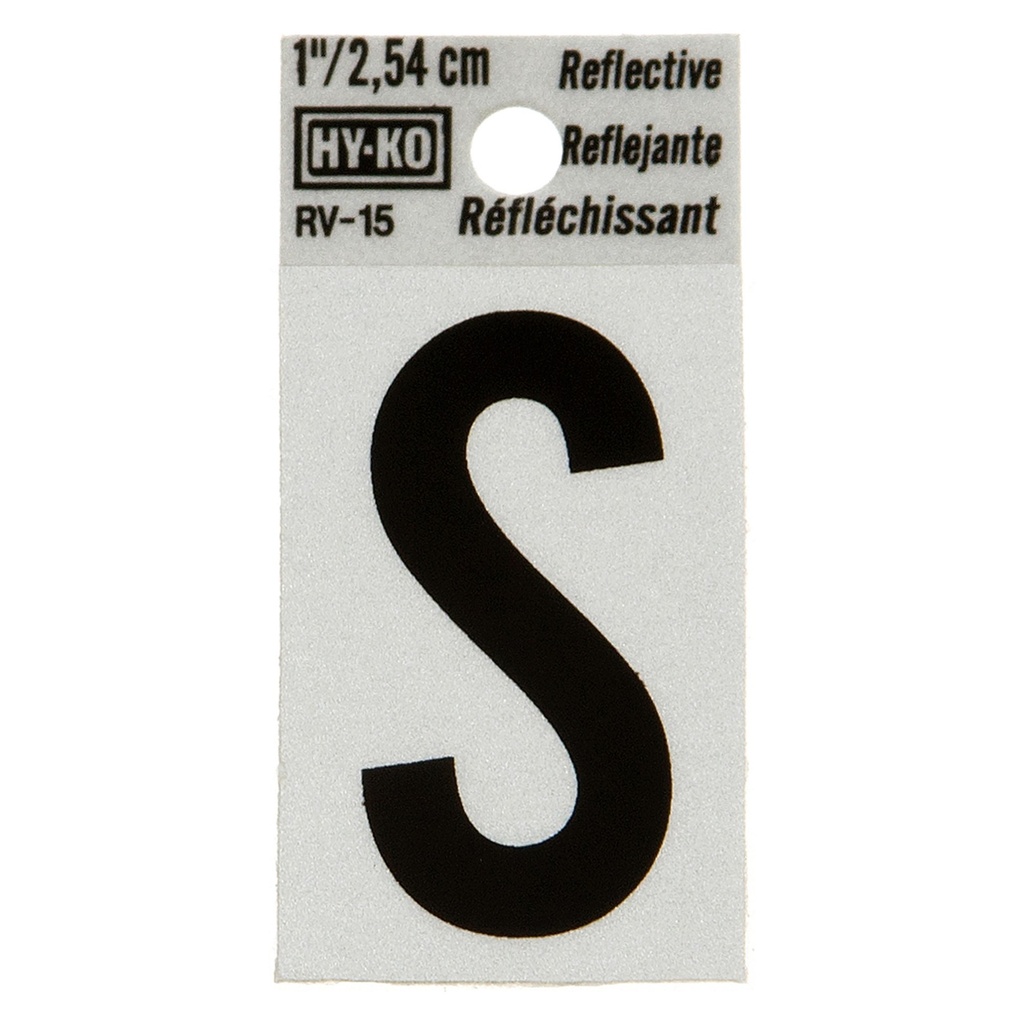 [MFB00391] 1.25IN REFLECTIVE LTR S