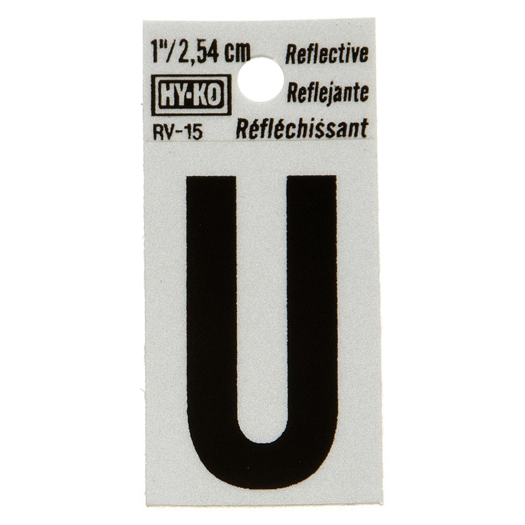 1.25IN REFLECTIVE LTR U