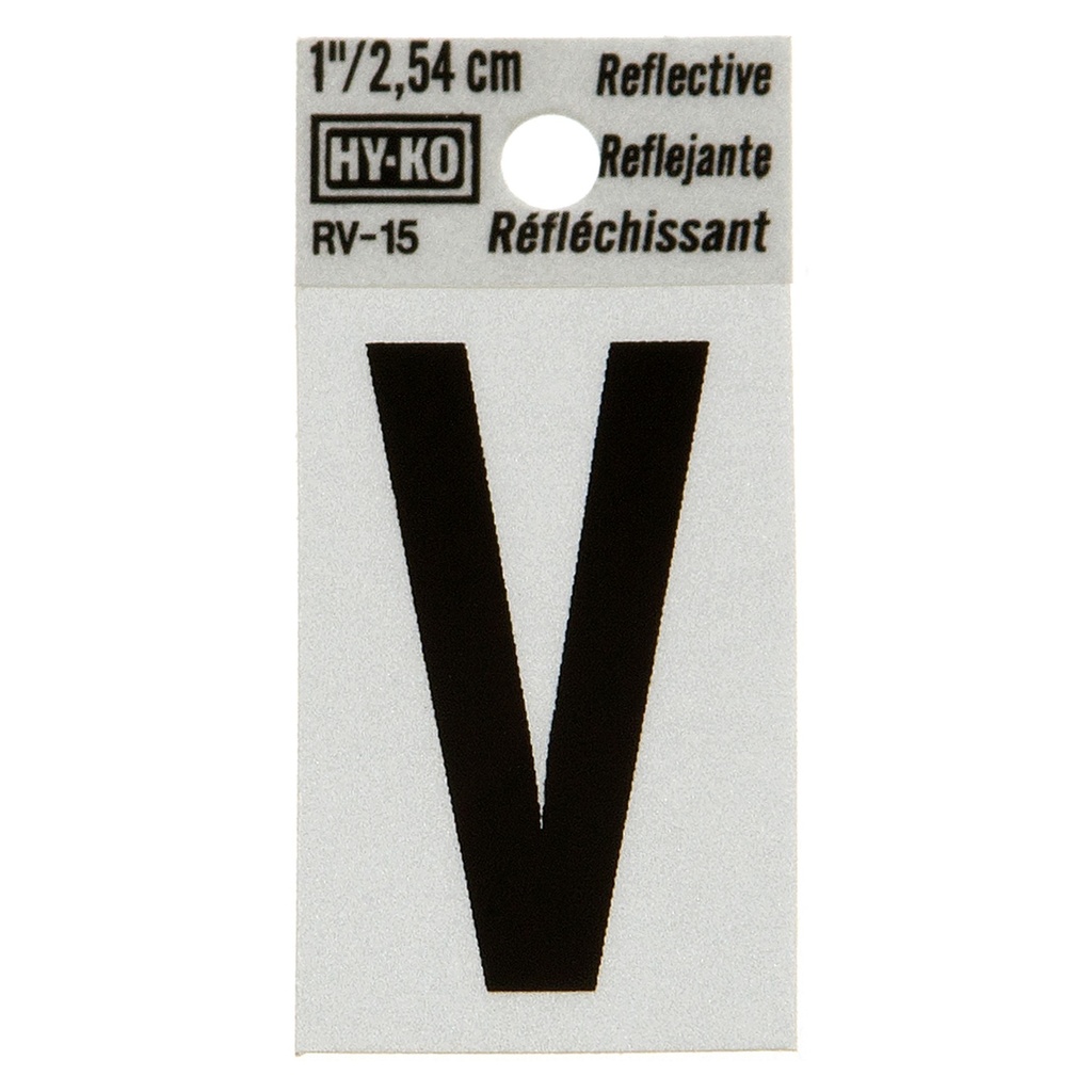 [MFB00394] 1.25IN REFLECTIVE LTR V