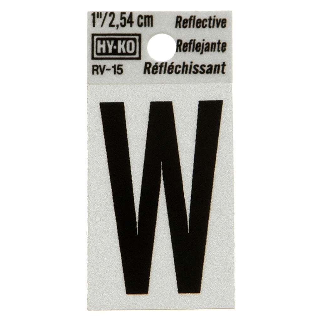 [MFB00395] 1.25IN REFLECTIVE LTR W