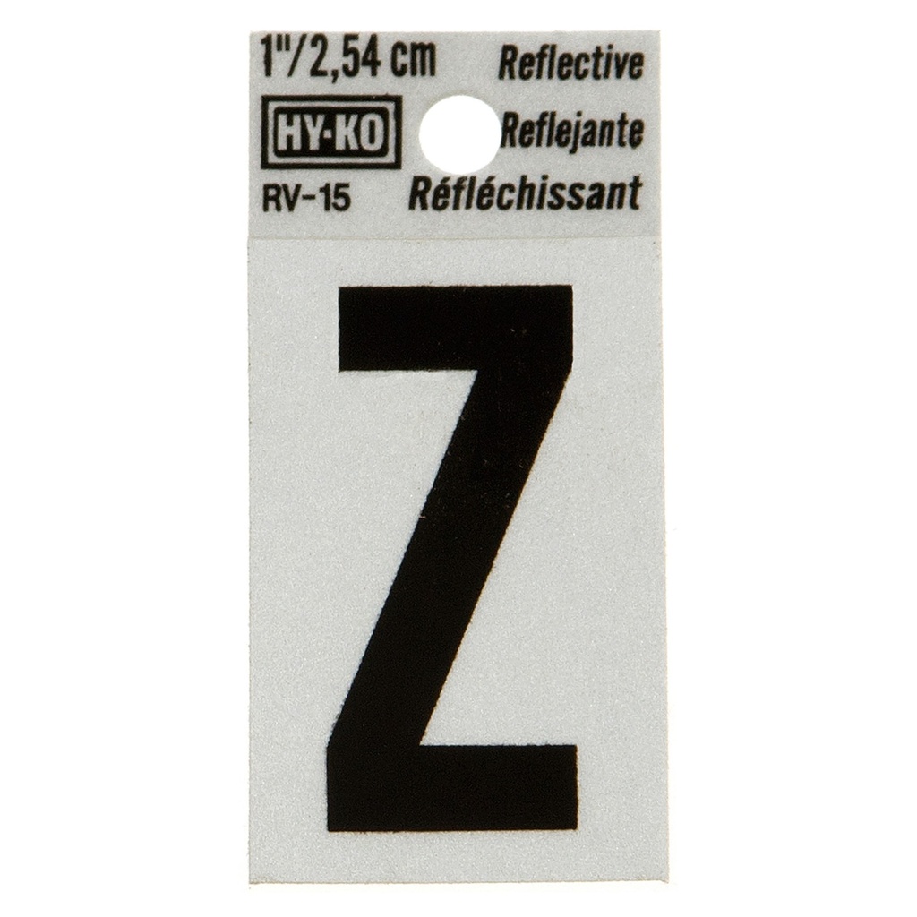[MFB00398] 1.25IN REFLECTIVE LTR Z