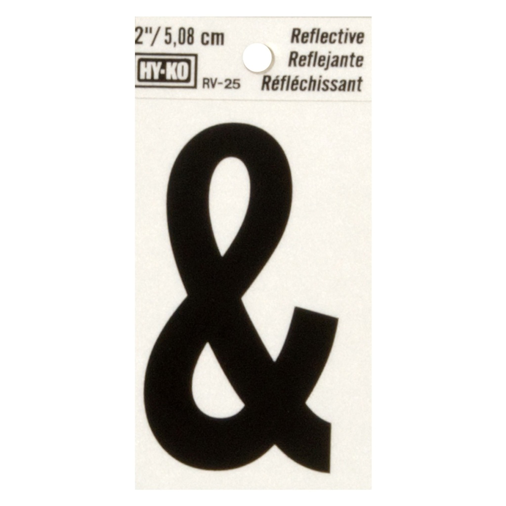 [MFB00399] 2IN REFLECTIVE AMPERSAND